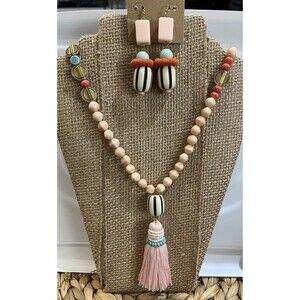 Plunder Design Vintage Whimsical Necklace Set Art To Wear Beetle Juice 30in